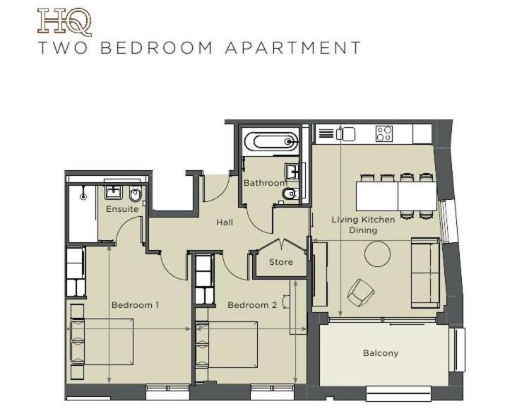 Luxury 2 Bedroom Apartment With Free Parking In The Heart Of York Eksteriør billede